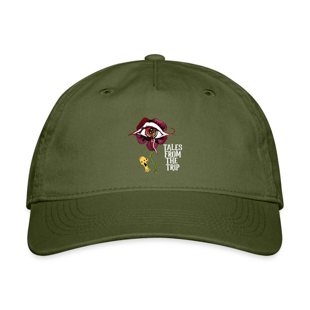 Datura Organic Baseball Cap - olive green