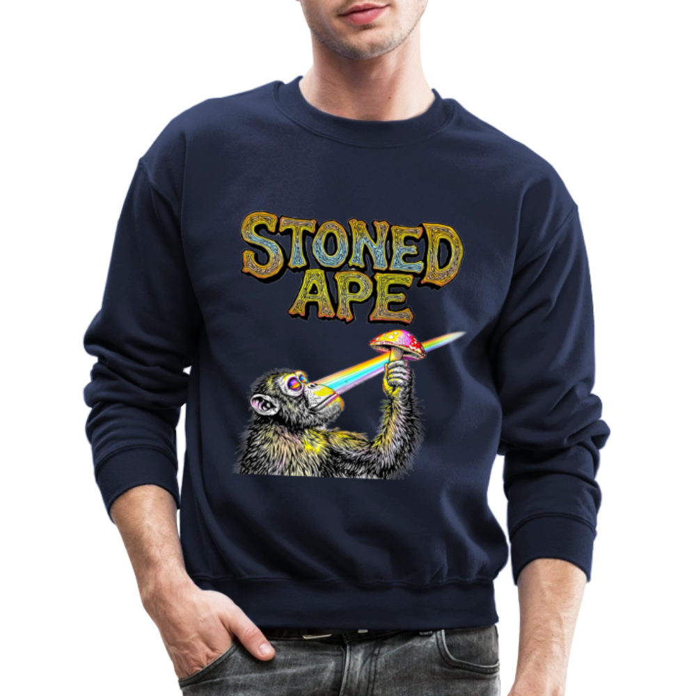 Stoned Ape Theory Crewneck Sweatshirt - navy