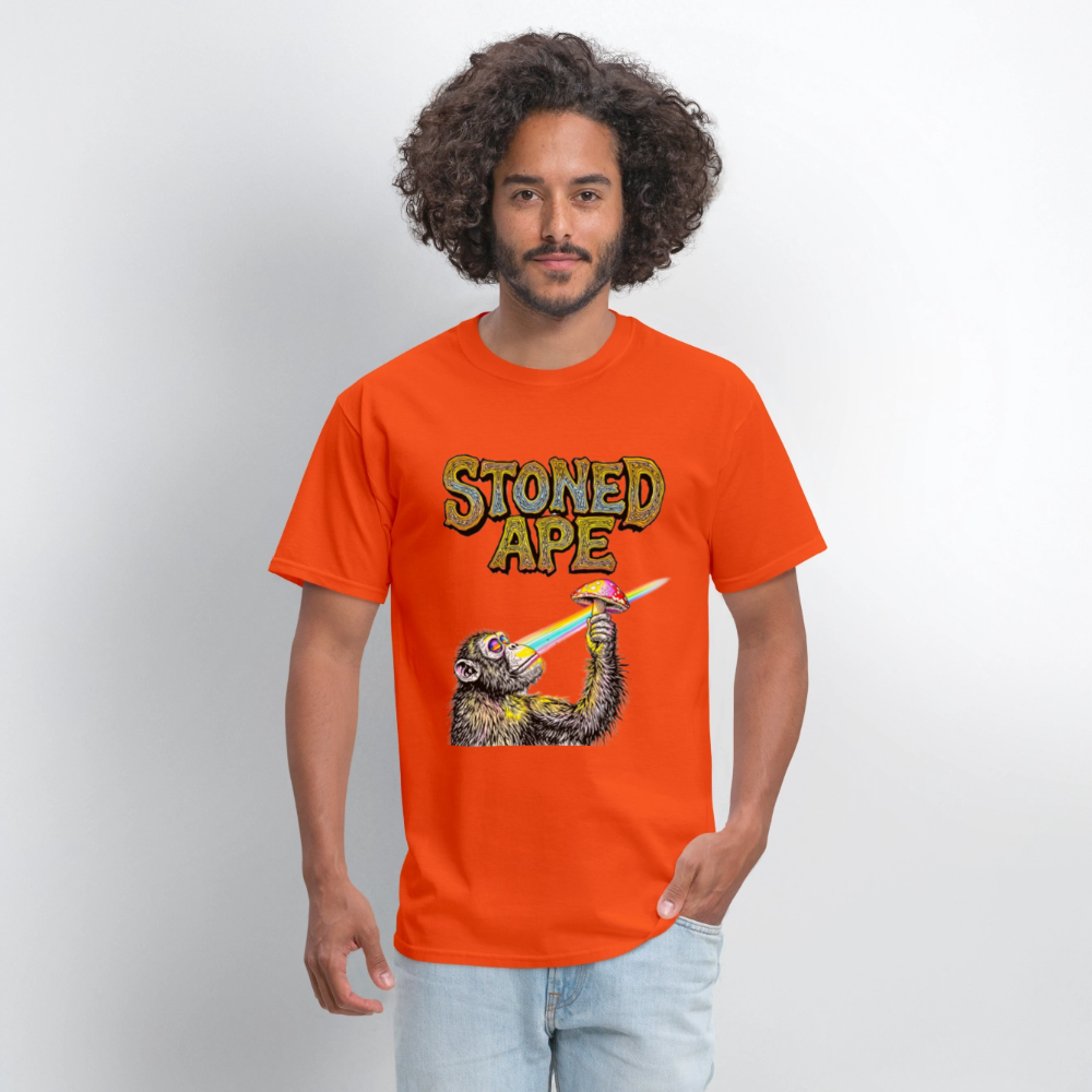 Stoned Ape Theory Unisex Tee - orange