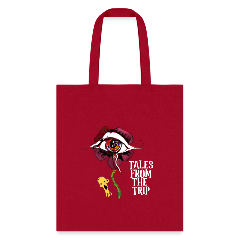 Datura Tote Bag - red