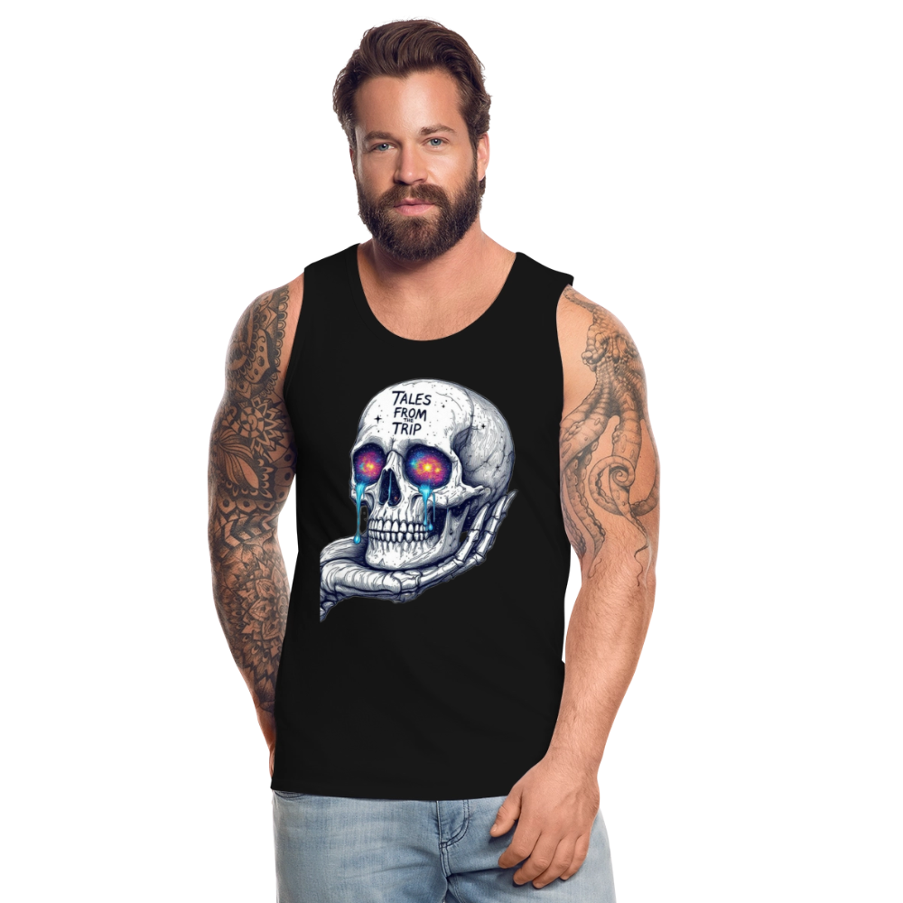 Galactic Skull Men's Tank Top - black