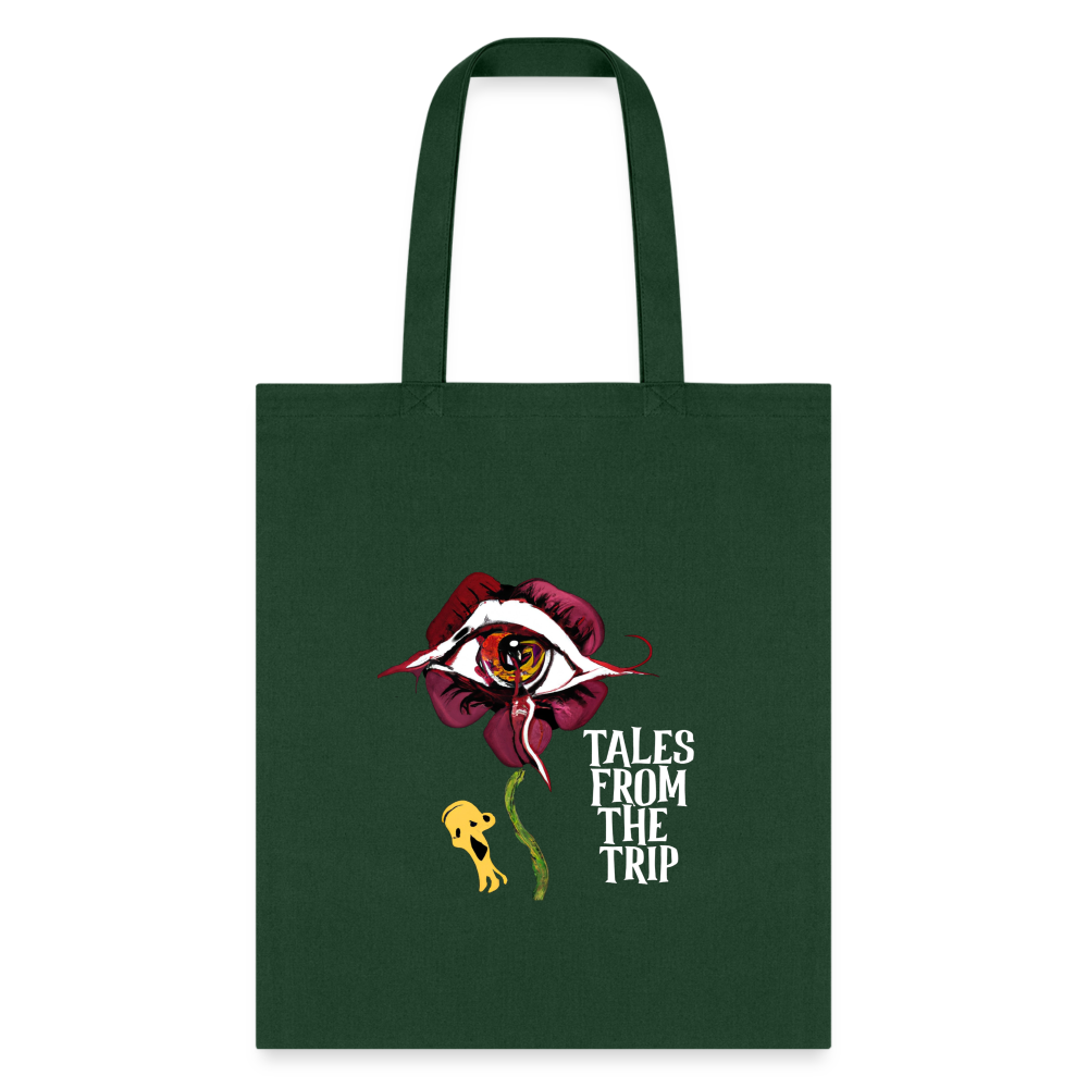 Datura Tote Bag - forest green