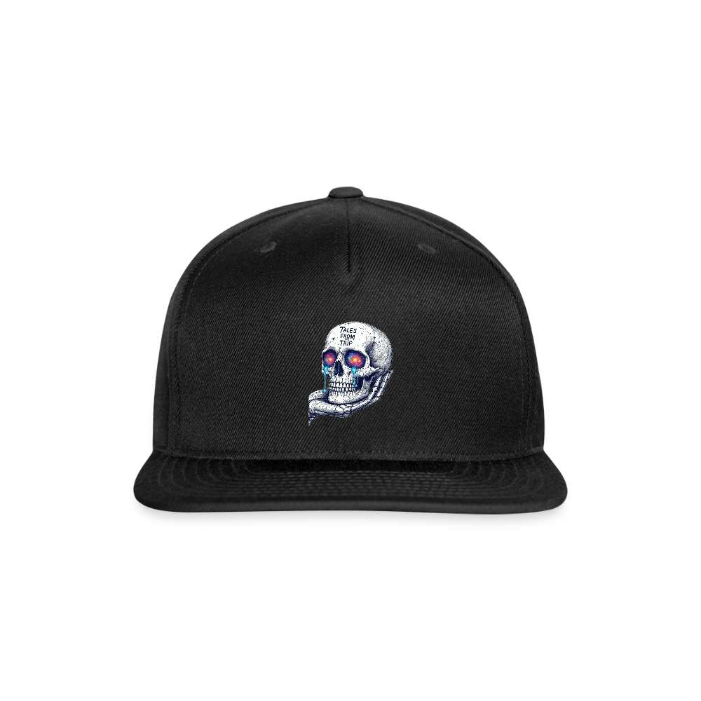 Galactic Skull Snapback - black