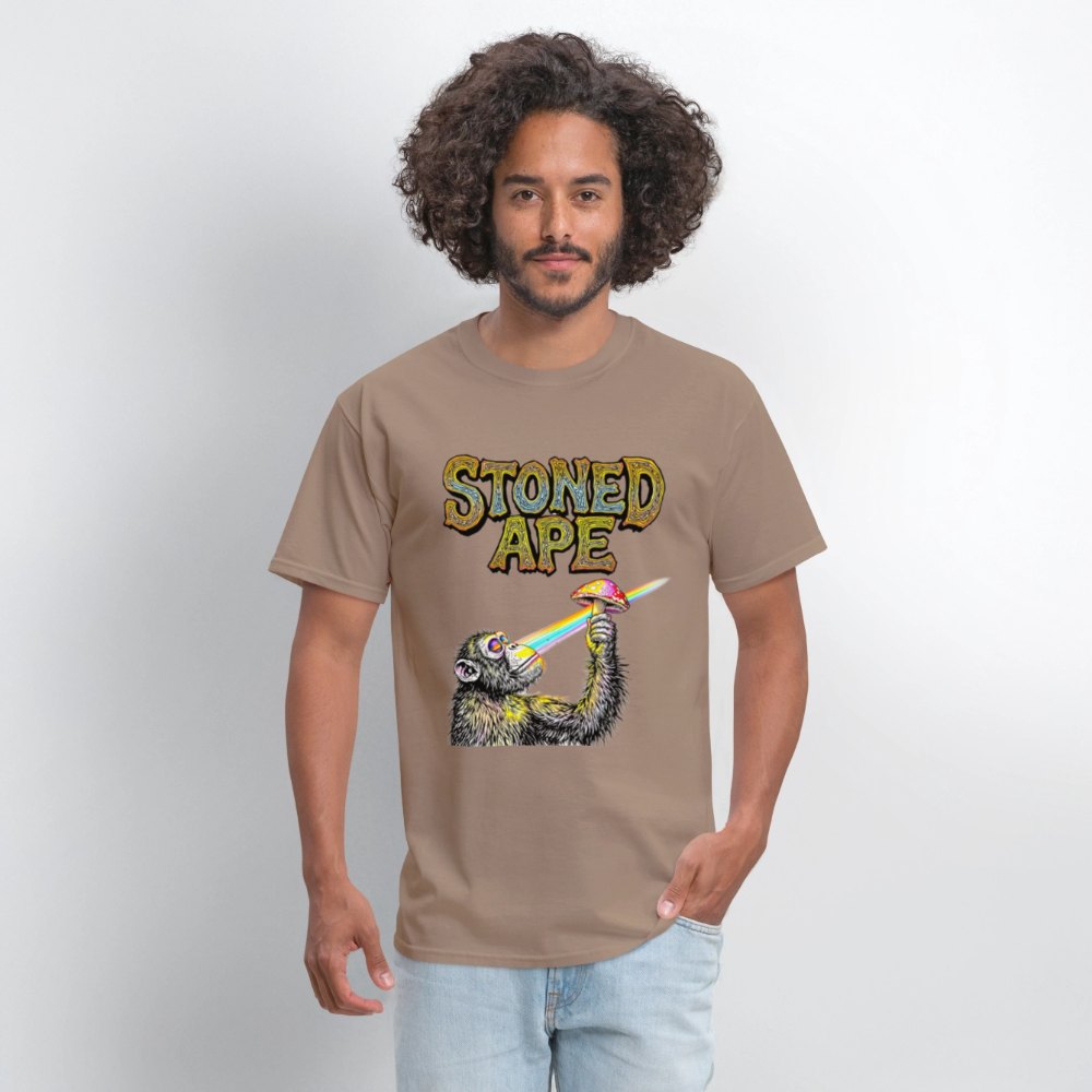 Stoned Ape Theory Unisex Tee - brown savana