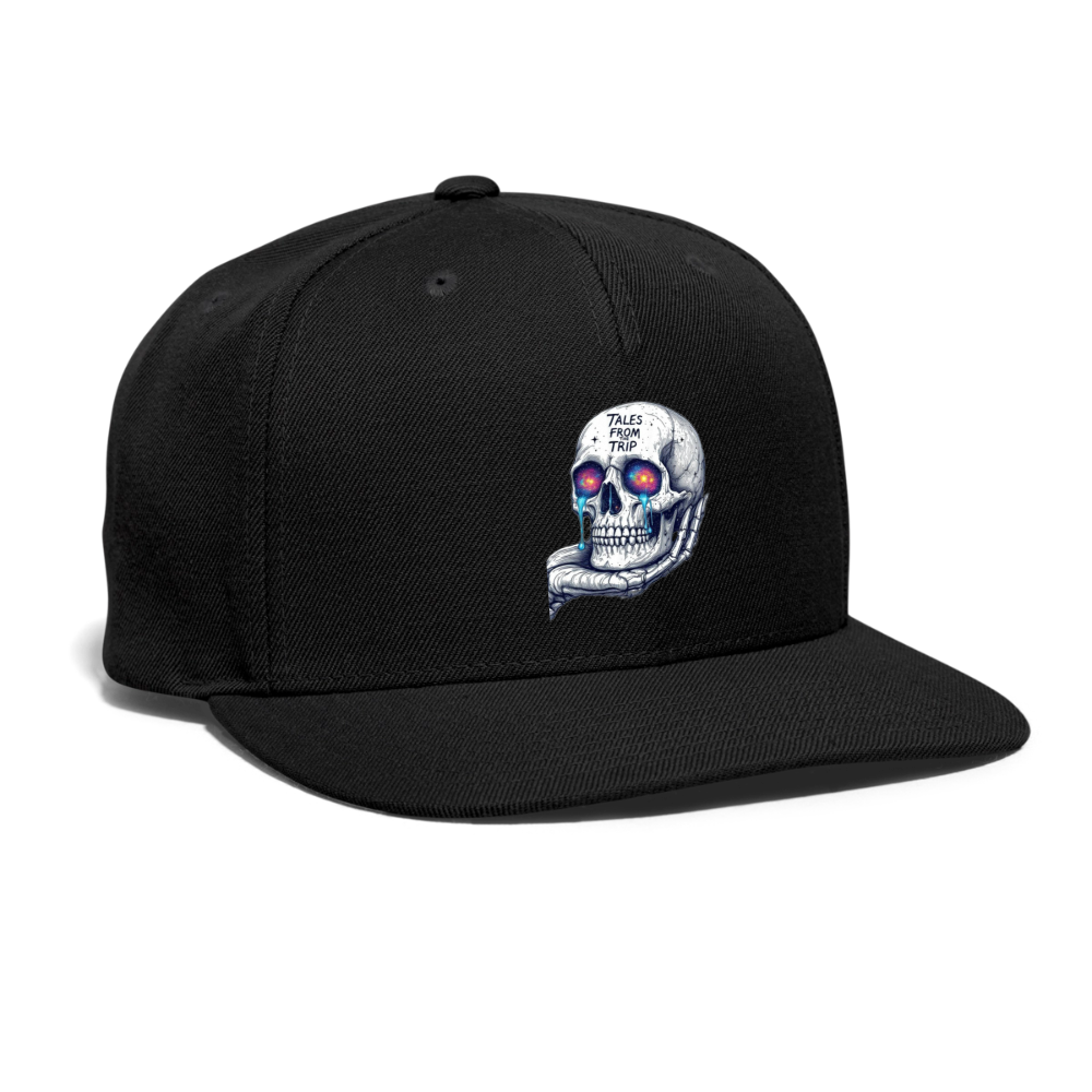 Galactic Skull Snapback - black
