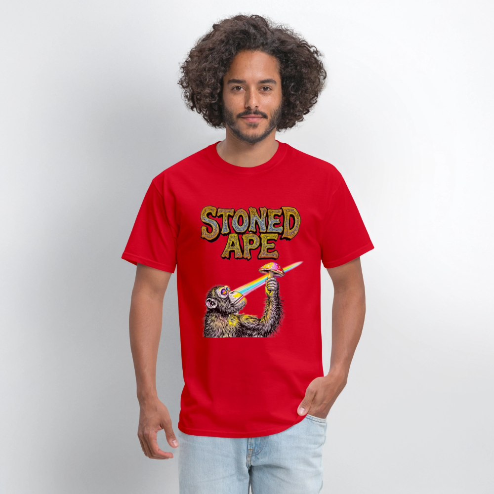 Stoned Ape Theory Unisex Tee - red