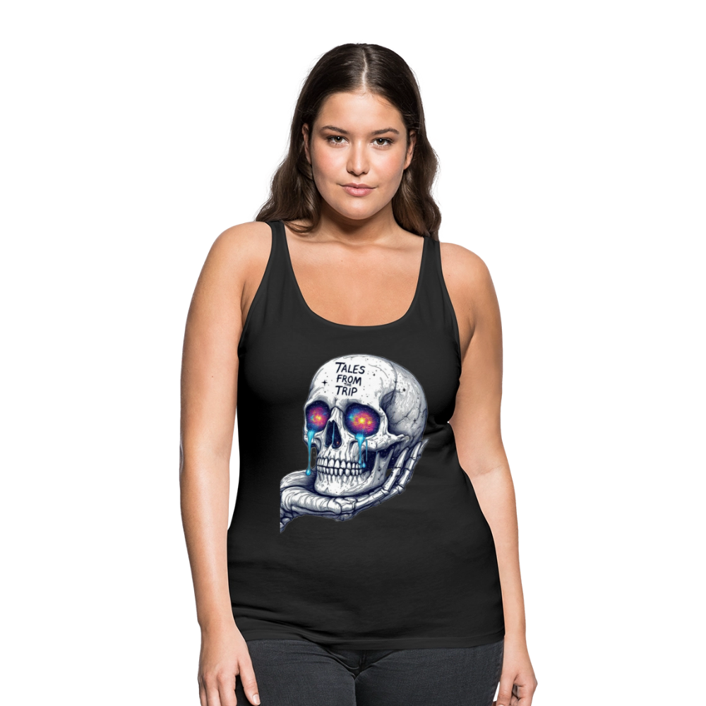 Galactic Skull Women's Tank Top - black