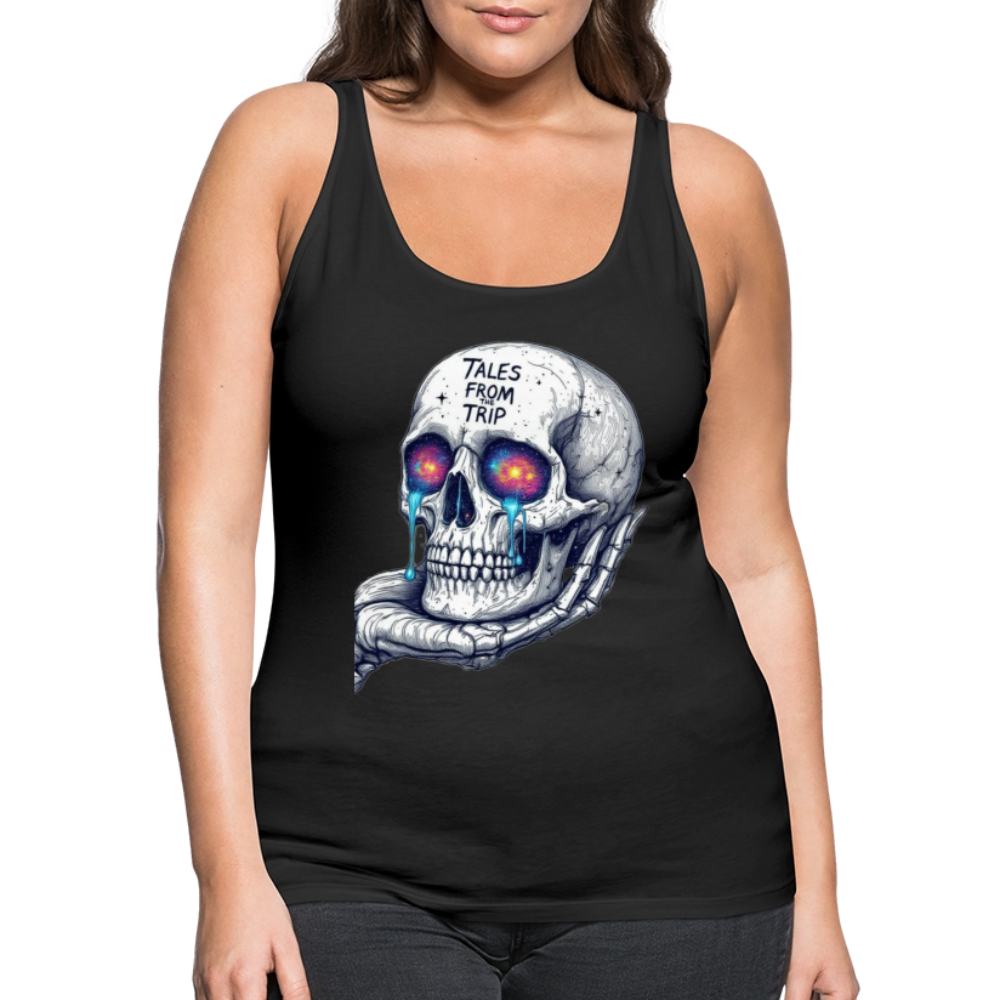 Galactic Skull Women's Tank Top - black