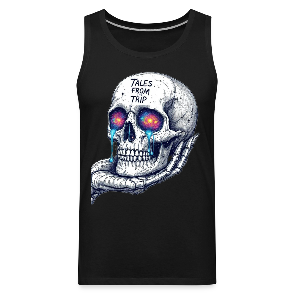 Galactic Skull Men's Tank Top - black