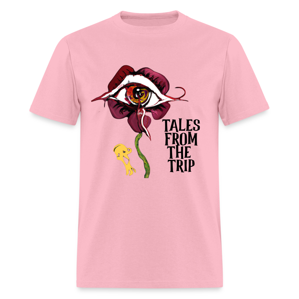 Datura Unisex TFTT-Shirt (Black Text) - pink