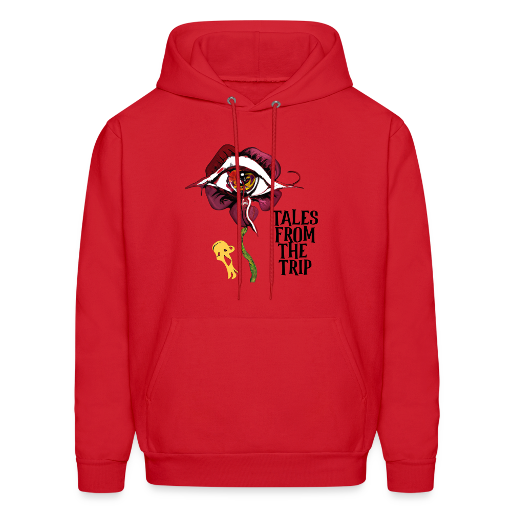 Datura Men's Hoodie (Black Text) - red