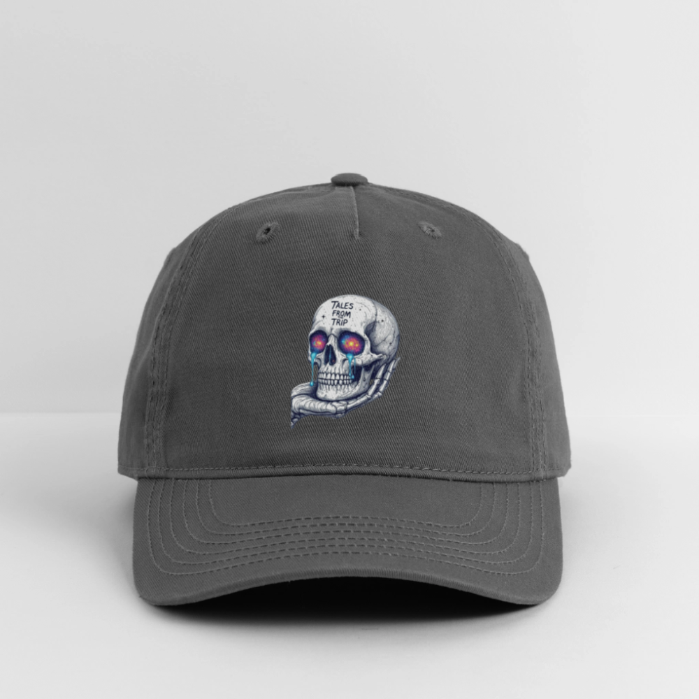 Galactic Skull Hat - charcoal