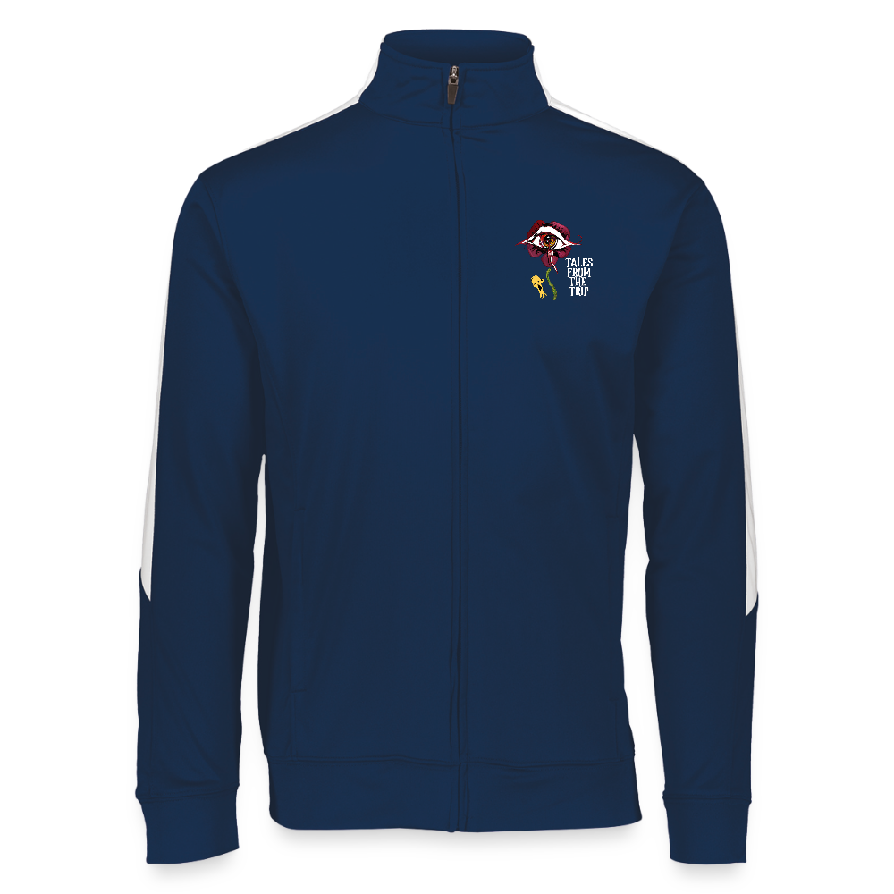 Tales From The Trip Unisex Sportswear Jacket - navy/white