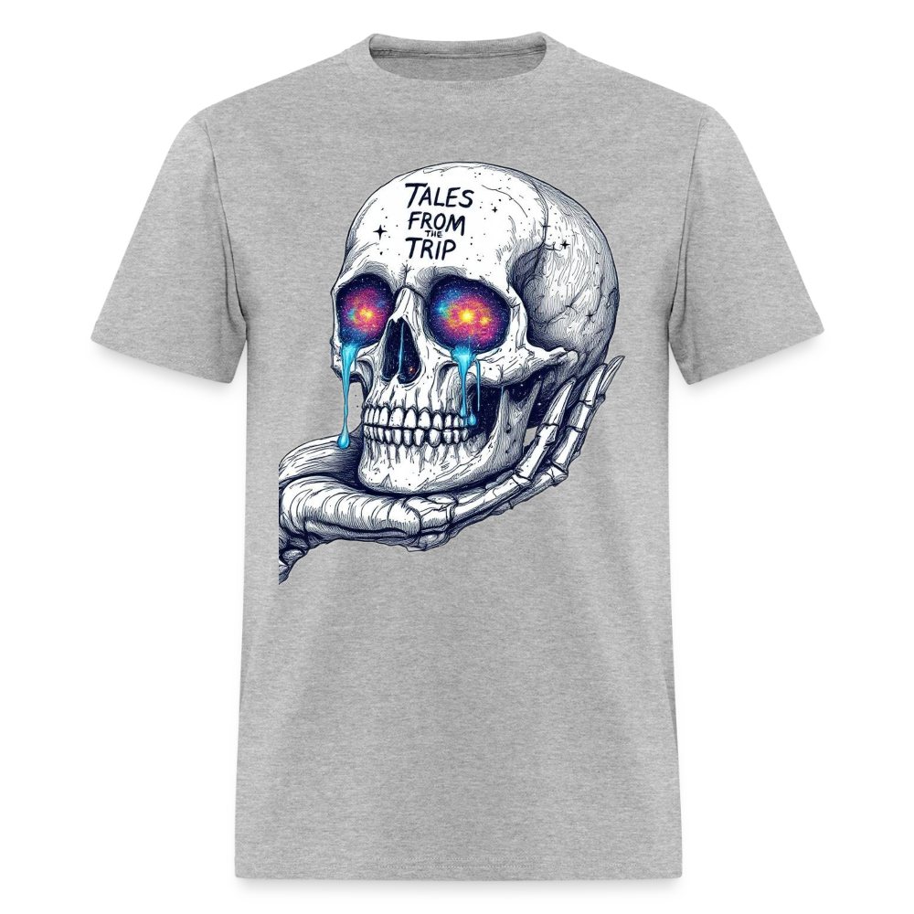 Tales From The Trip Galactic Skull Unisex T-Shirt - heather gray