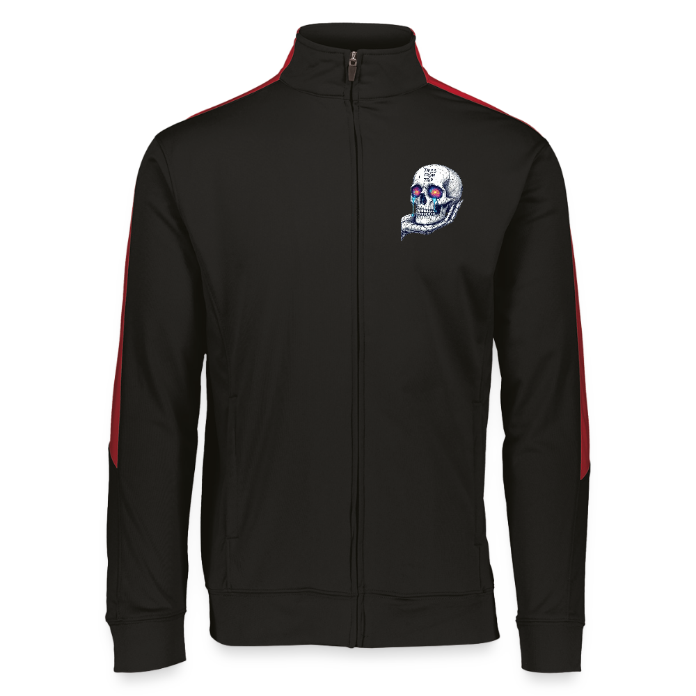 Tales From The Trip Galactic Skull Unisex Sportswear Jacket - black/red