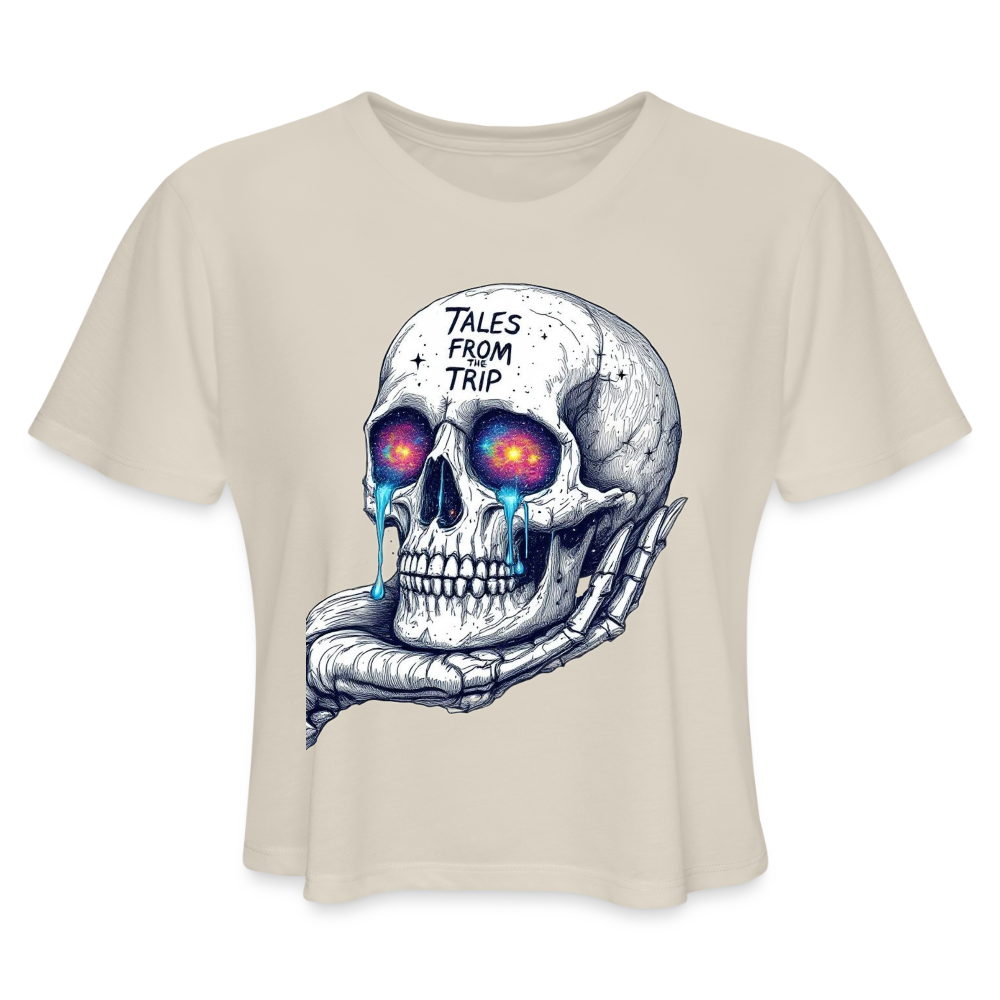 Galactic Skull Crop Top - dust