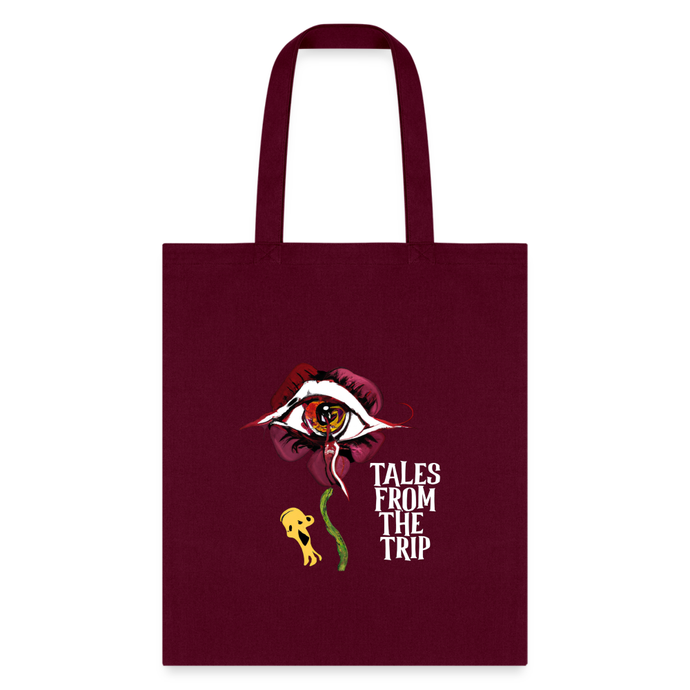 Datura Tote Bag - burgundy