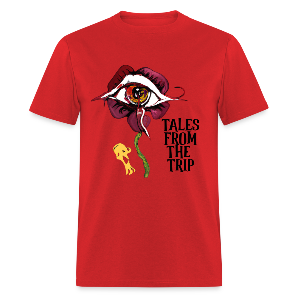 Datura Unisex TFTT-Shirt (Black Text) - red