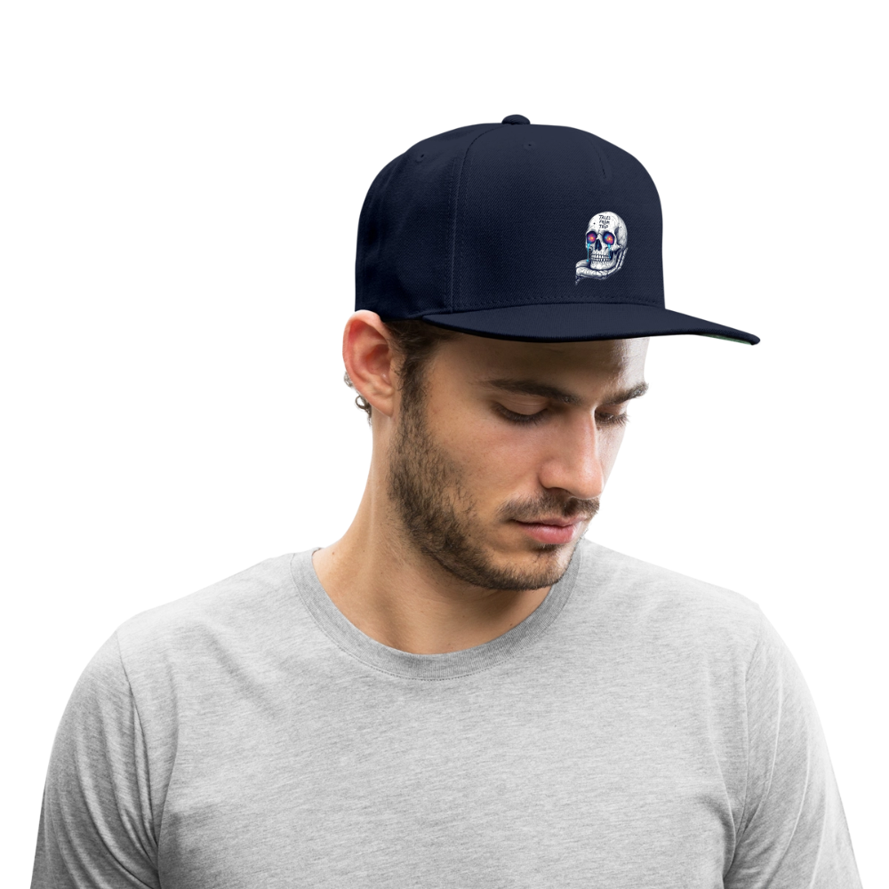 Galactic Skull Snapback - navy
