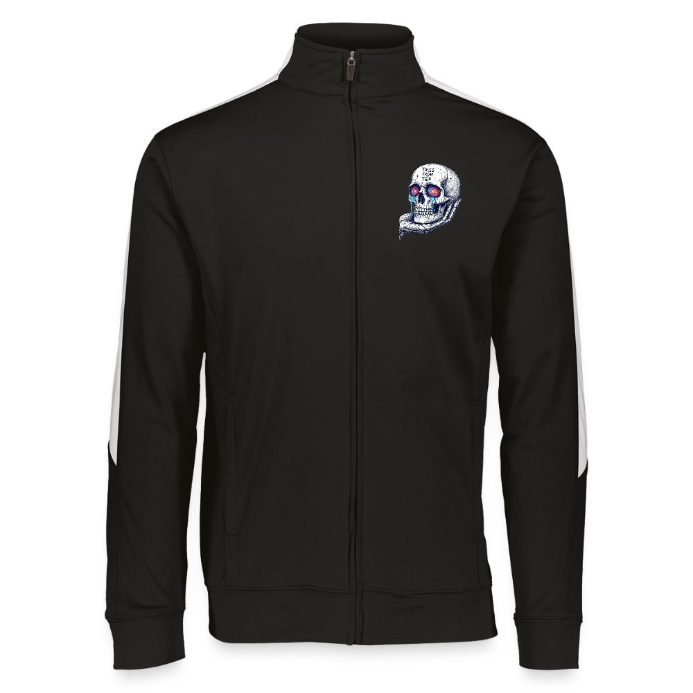 Tales From The Trip Galactic Skull Unisex Sportswear Jacket - black/white