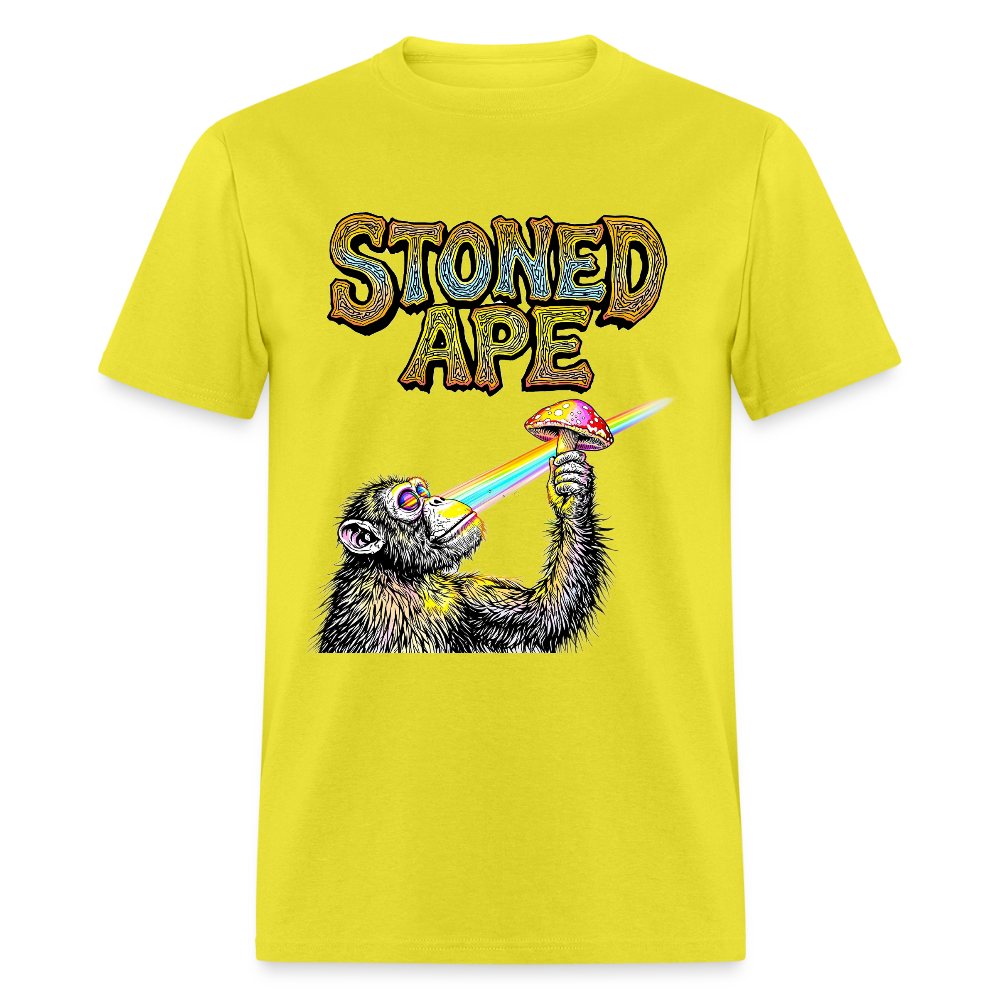 Stoned Ape Theory Unisex Tee - yellow