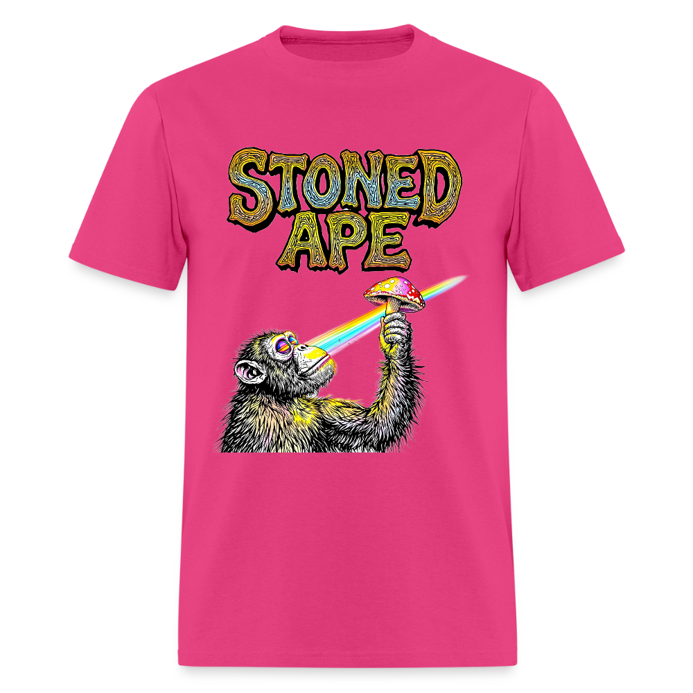 Stoned Ape Theory Unisex Tee - fuchsia