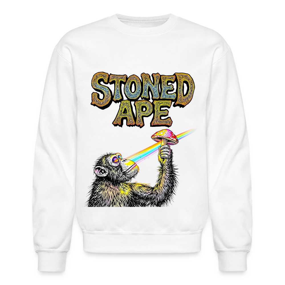 Stoned Ape Theory Crewneck Sweatshirt - white
