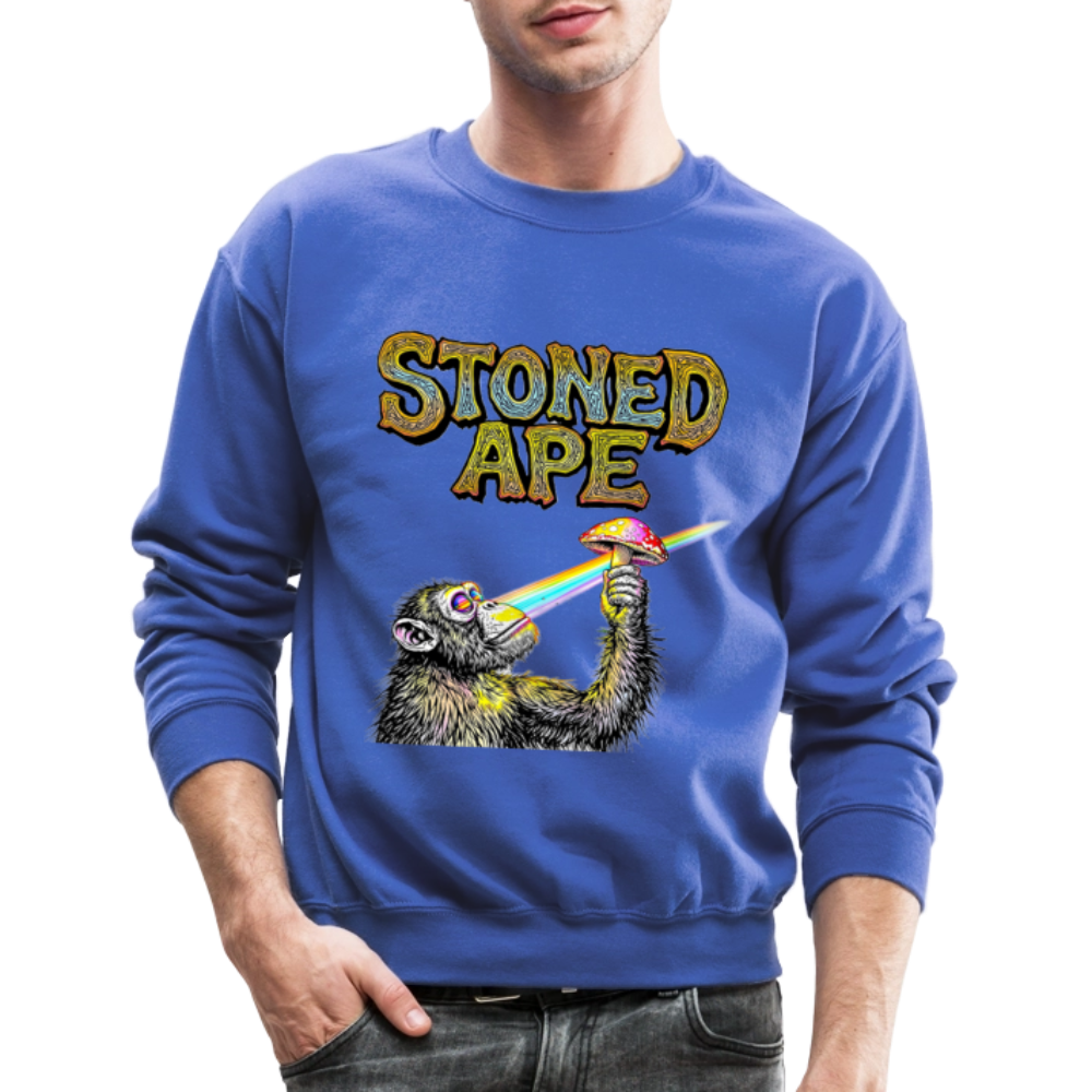 Stoned Ape Theory Crewneck Sweatshirt - royal blue