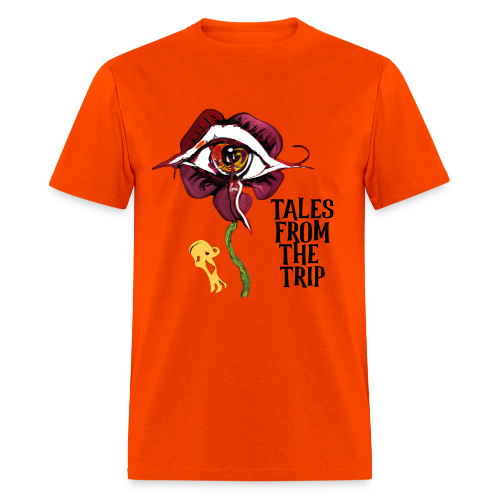Datura Unisex TFTT-Shirt (Black Text) - orange