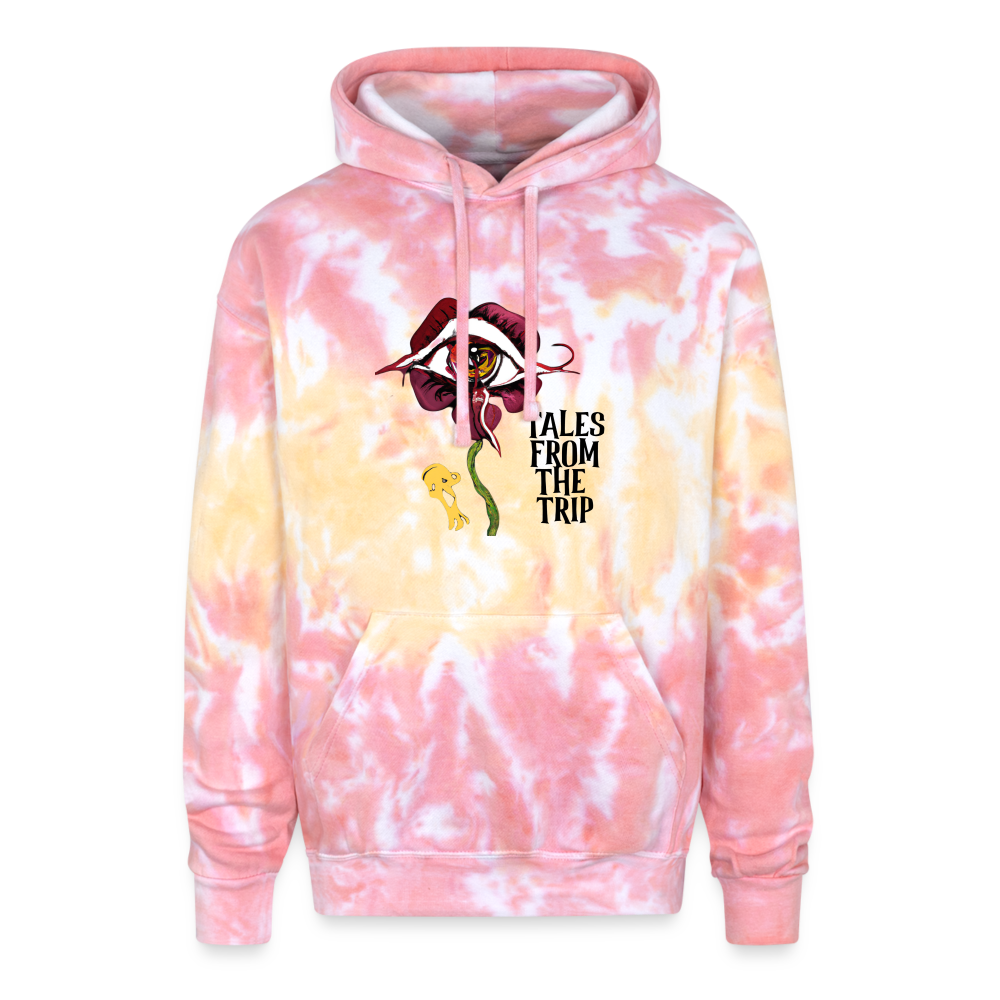 Datura Adult Tie Dye Hoodie - funnel cake