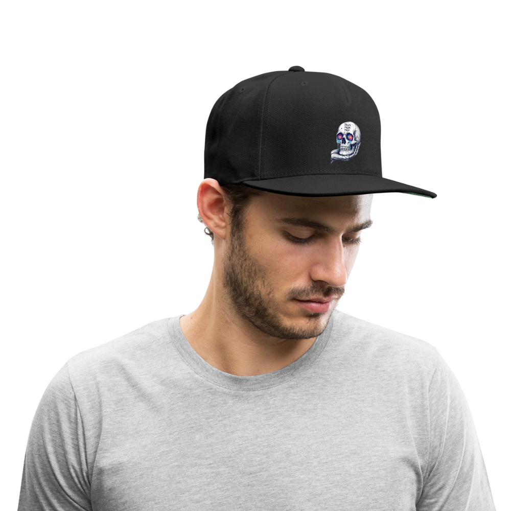 Galactic Skull Snapback - black