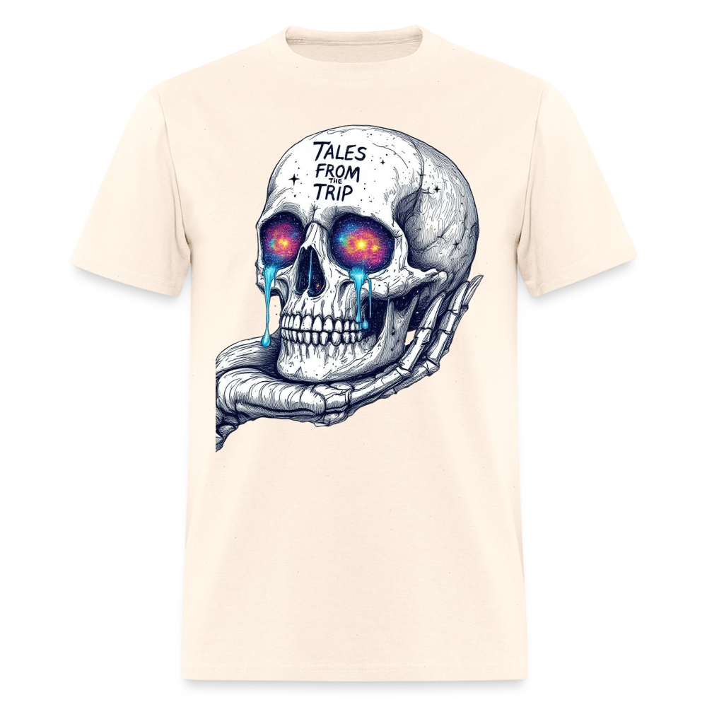 Tales From The Trip Galactic Skull Unisex T-Shirt - natural