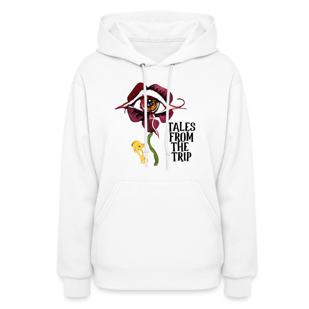 Datura Women's Hoodie (Black Text) - white