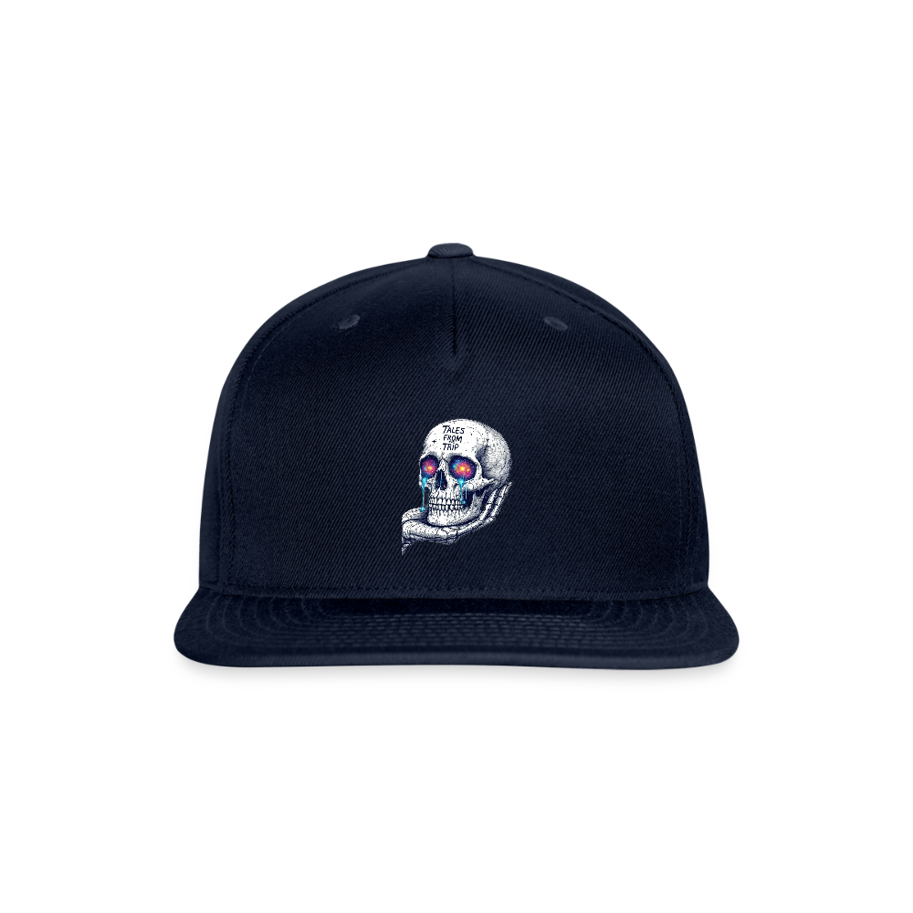Galactic Skull Snapback - navy