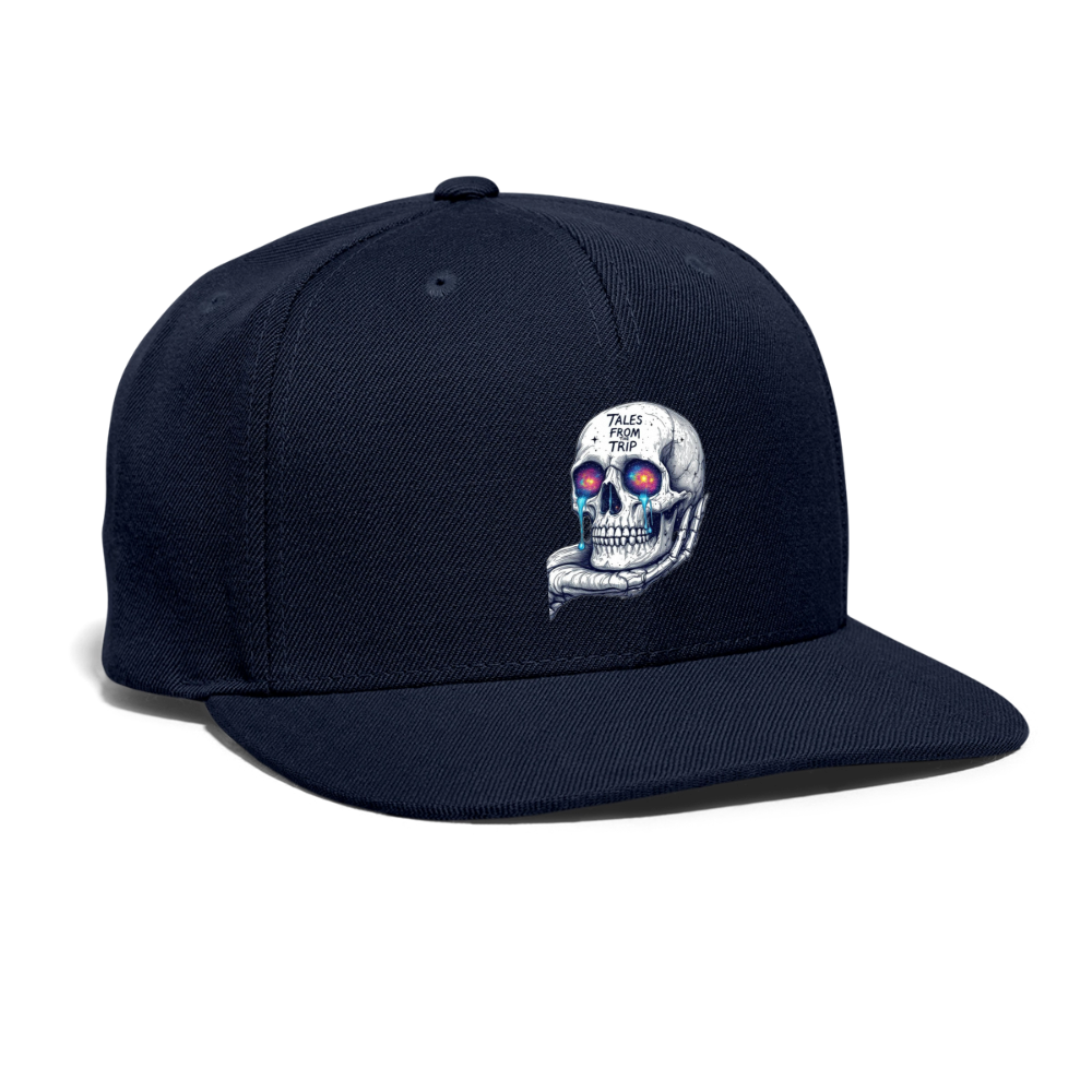 Galactic Skull Snapback - navy