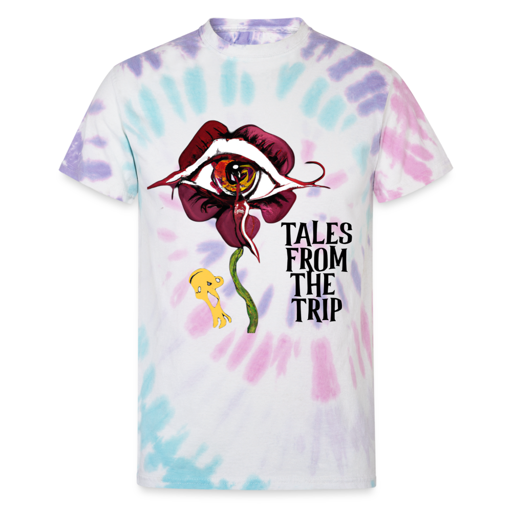 Datura Unisex Tie Dye T-Shirt - Pastel Spiral
