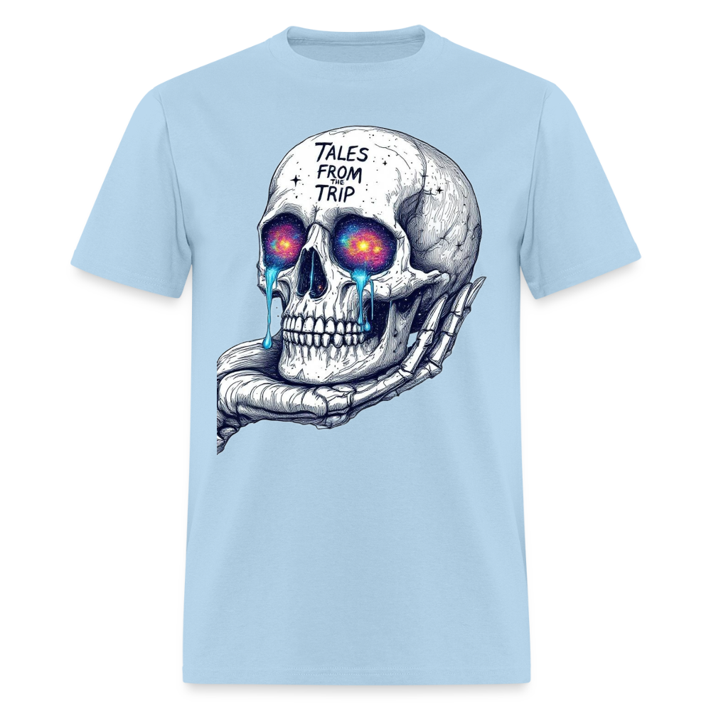 Tales From The Trip Galactic Skull Unisex T-Shirt - powder blue