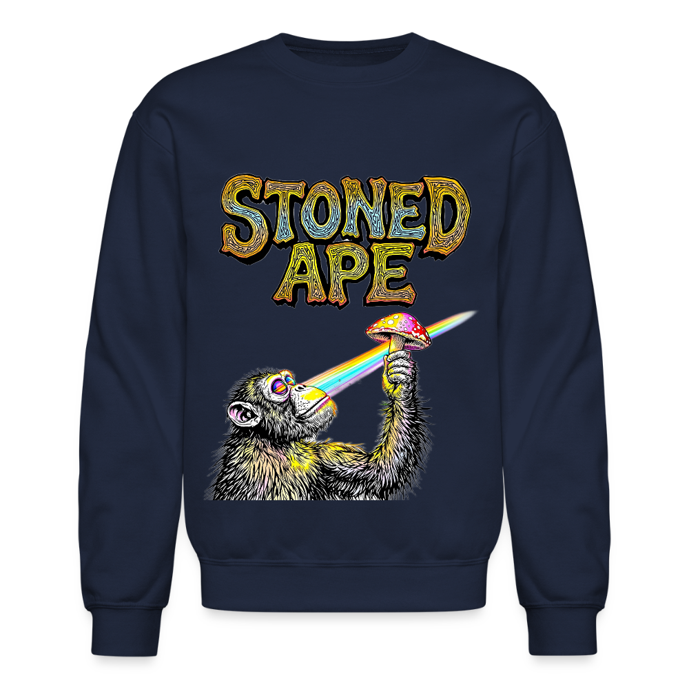 Stoned Ape Theory Crewneck Sweatshirt - navy
