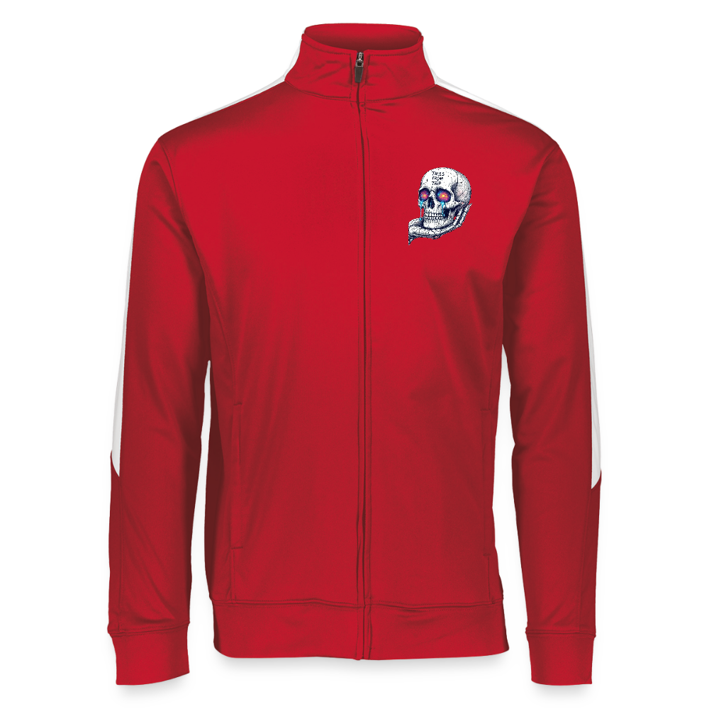 Tales From The Trip Galactic Skull Unisex Sportswear Jacket - red/white