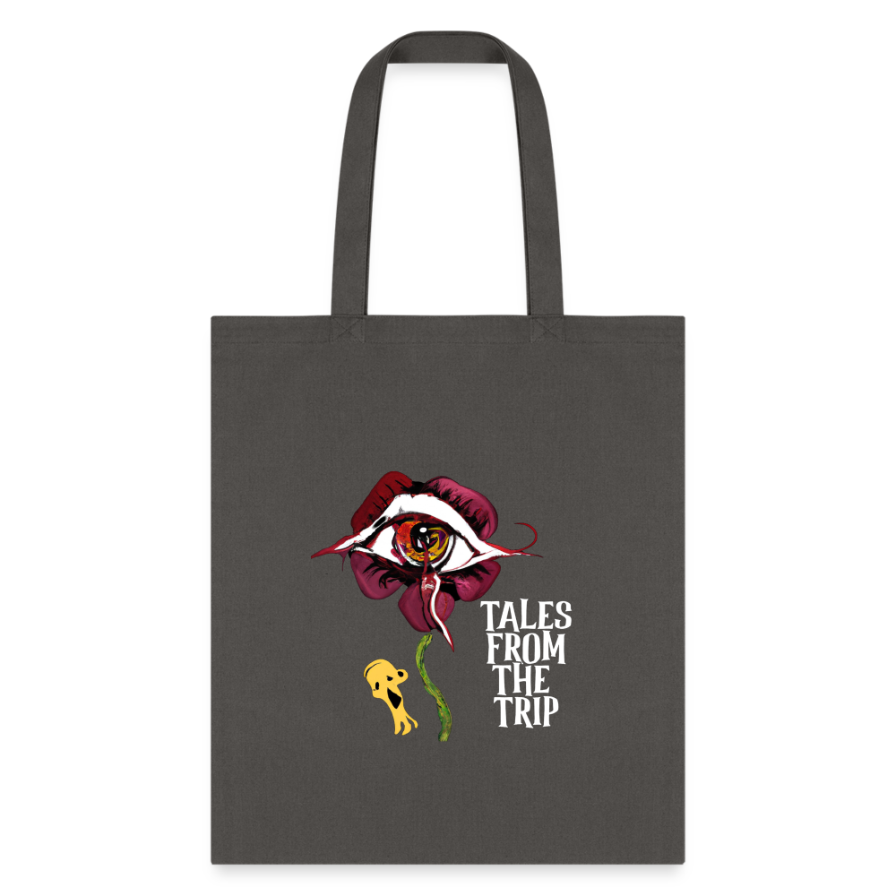 Datura Tote Bag - charcoal