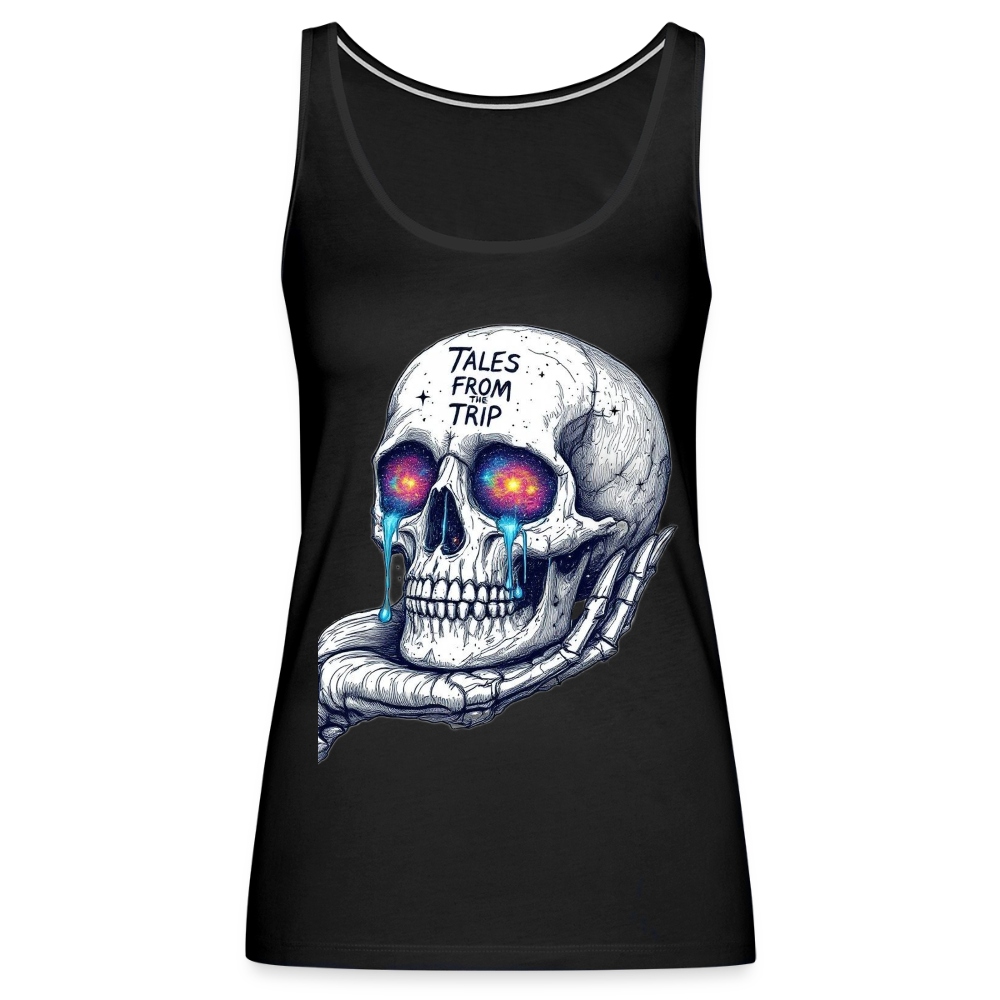 Galactic Skull Women's Tank Top - black