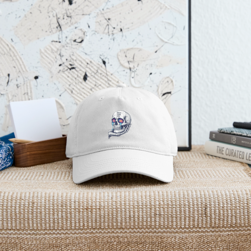 Galactic Skull Hat - white