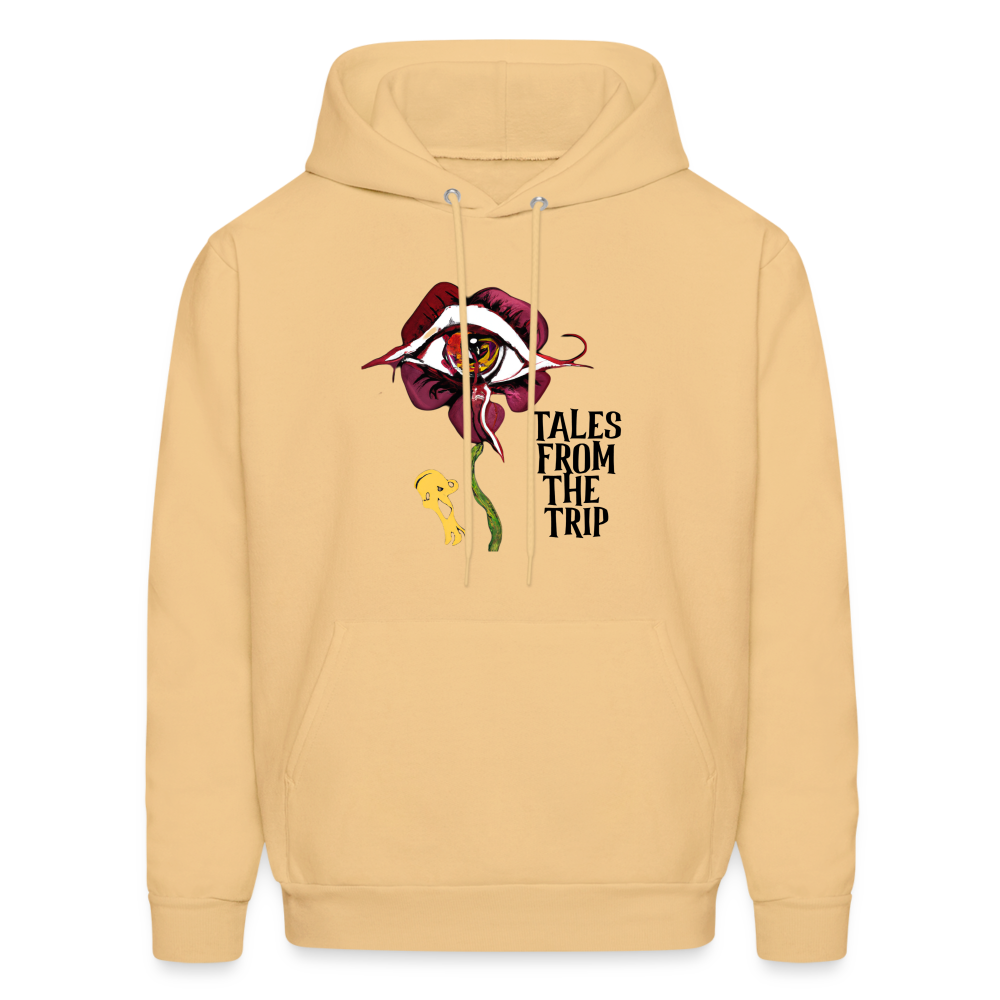 Datura Men's Hoodie (Black Text) - light yellow