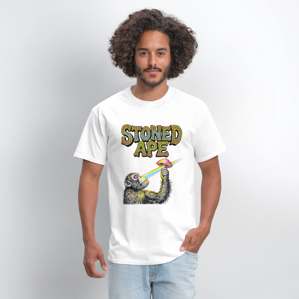 Stoned Ape Theory Unisex Tee - white