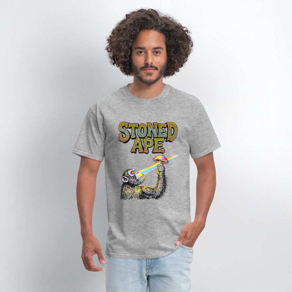 Stoned Ape Theory Unisex Tee - heather gray