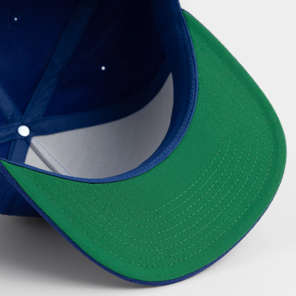 Galactic Skull Snapback - royal blue