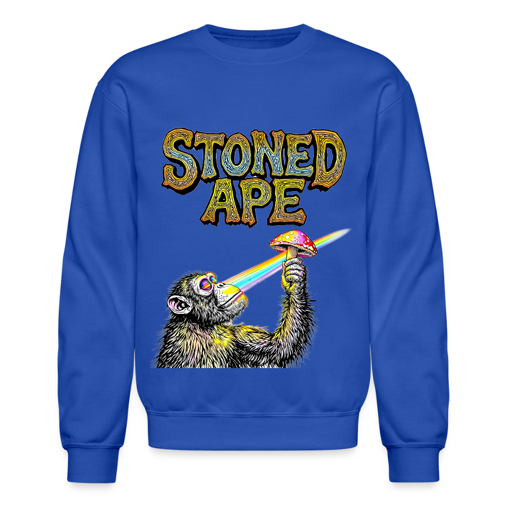 Stoned Ape Theory Crewneck Sweatshirt - royal blue