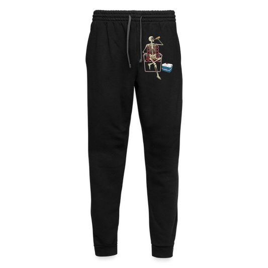 Lounging Skeleton Unisex Joggers - black/asphalt