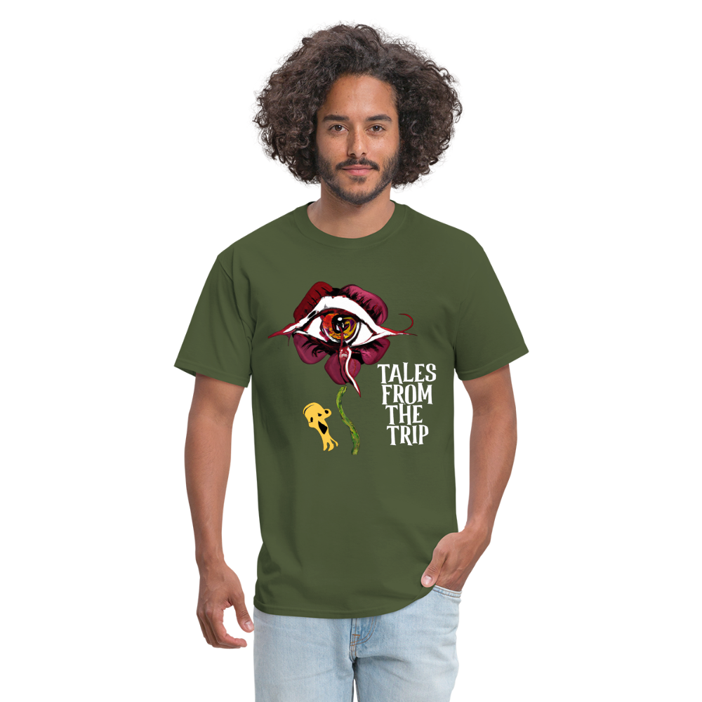 Datura Unisex TFTT-Shirt (White Text) - military green