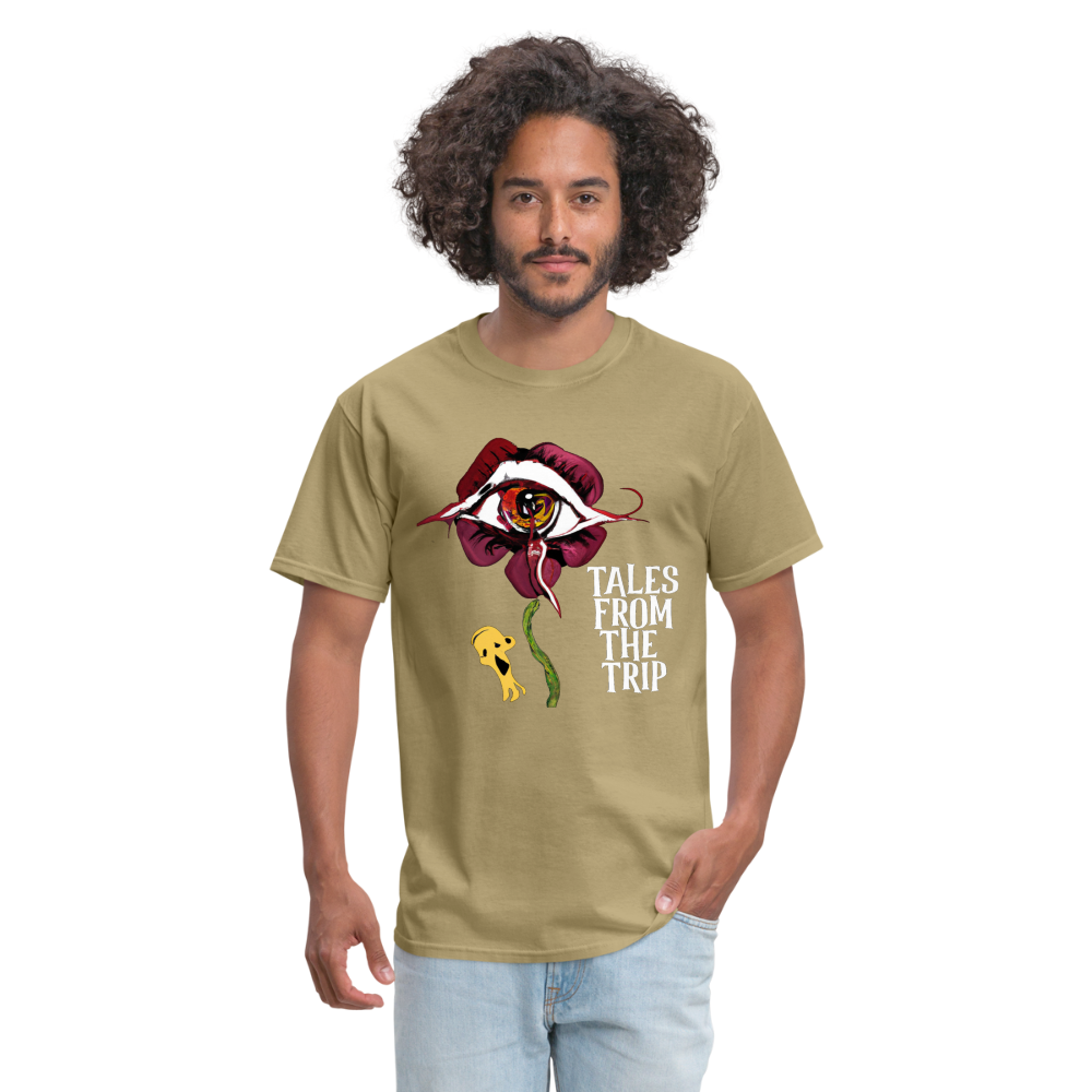 Datura Unisex TFTT-Shirt (White Text) - khaki